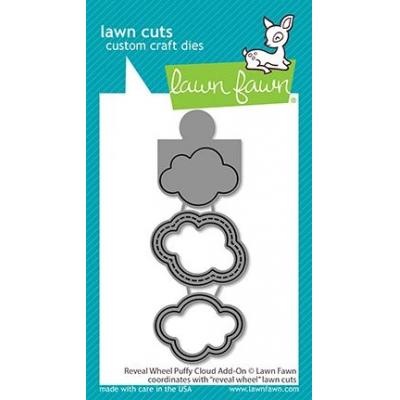 Lawn Fawn Lawn Cuts - Reveal Wheel Puffy Cloud Add-On